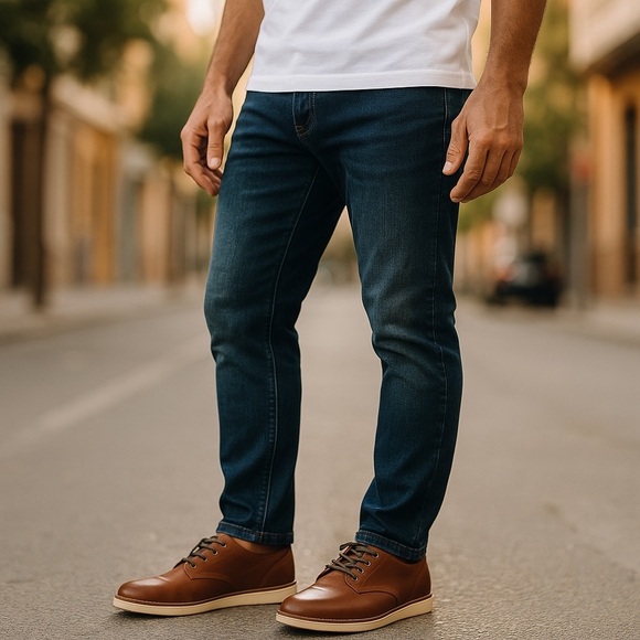 Aldo Brown Leather Oxfords with Minimalist Design - Picture 2 of 7